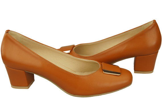 Women's shoes Pumps Natural leather 187 ElitaBut