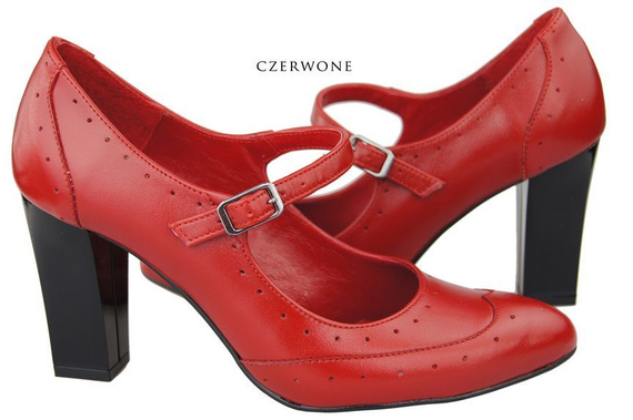 Women's shoes Pumps natural leather 958 ElitaBut