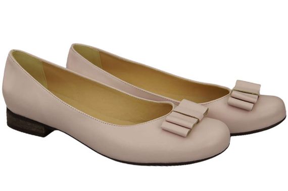 Women's Ballerinas Shoes Natural Leather 702 ElitaBut