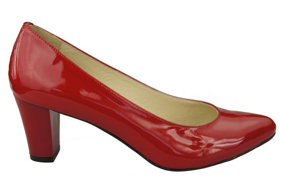 Women's shoes Pumps natural leather Lacquer 974 ElitaBut