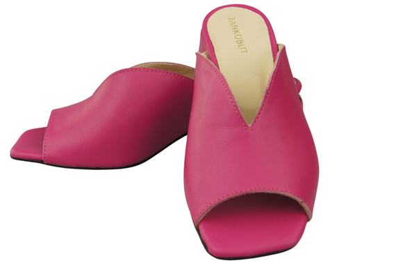 Women's Shoes High-Heeled Flip-Flops Natural Leather 210 ElitaBut