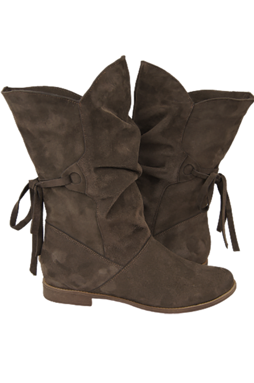 Shoes Women's boots Winter natural leather velor 999 Z ElitaBut