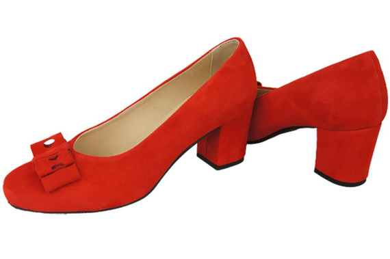 Women's shoes Pumps Natural leather suede 163 ElitaBut