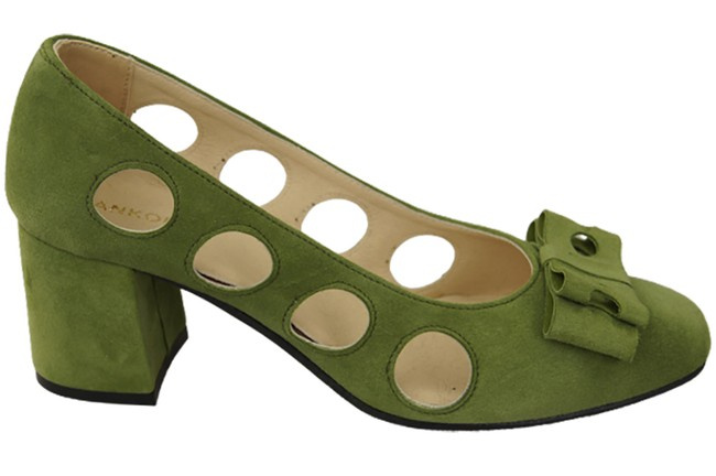 Women's shoes Pumps Natural leather suede 182 ElitaBut