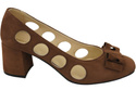 Women's shoes Pumps Natural leather suede 182 ElitaBut