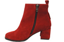 Women’s ankle boots in genuine suede leather, stable block heel, with zipper – 224 ElitaBut