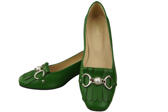 Women's shoes Pumps Natural leather 195 ElitaBut