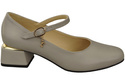 Women's shoes Pumps with a strap, natural leather 202 ElitaBut