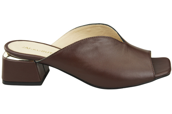 Women's Shoes High-Heeled Flip-Flops Natural Leather 210 ElitaBut