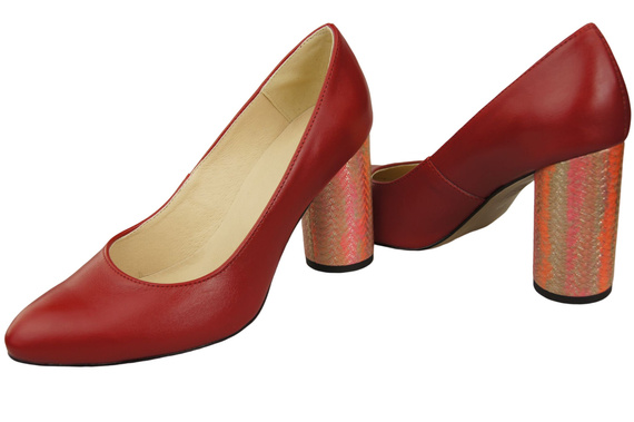 Women's shoes Pumps Natural leather 194 ElitaBut