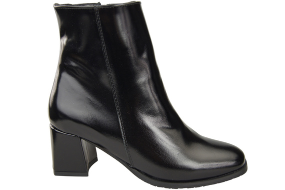Women's Black Winter Ankle Boots Genuine Leather 214 From ElitaBut