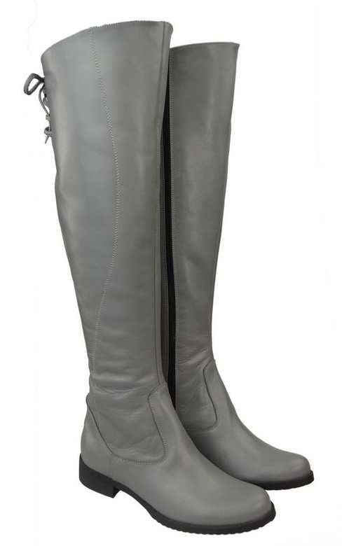 Shoes Boots Women Boots Over the knee boots Over the knee Natural Leather 121 ElitaBut