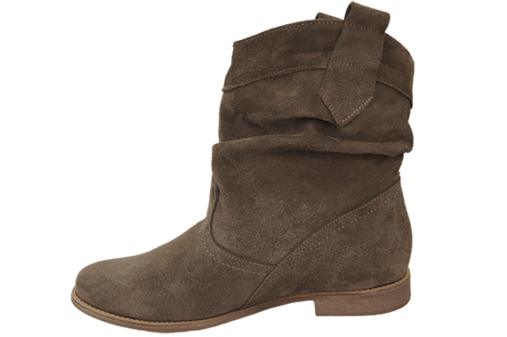 Shoes Women's boots Saszki Winter natural leather velor 117 Z ElitaBut