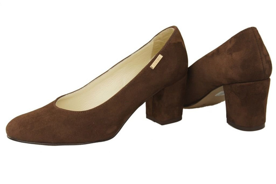 Women's Shoes Pumps Natural Leather Suede 125 ElitaBut