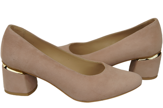 Women's footwear Women's pumps Suede leather 143 ElitaBut