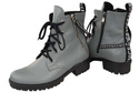 Footwear Boots Women's boots with the inscription NICE Natural Leather 173 L ElitaBut