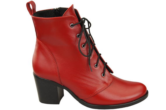 Shoes Boots for women Lace-up Winter natural leather 188 Z ElitaBut