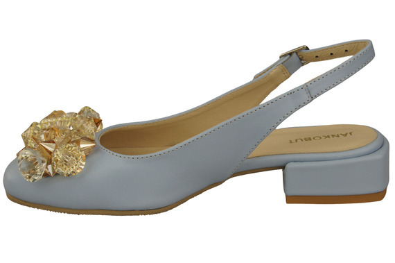 Women's Shoes Sandals with Crystals Natural Leather 215 ElitaBut