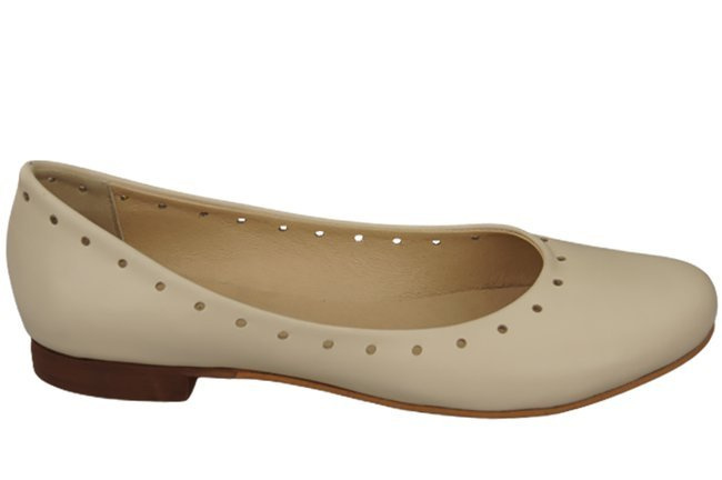 Women's Shoes Comfortable Ballerinas Natural Leather 162 ElitaBut