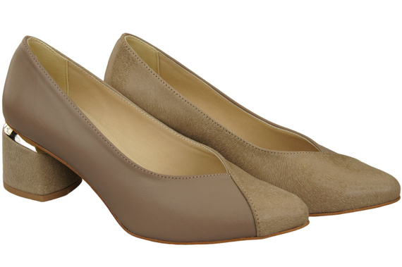 Women's shoes Pumps Natural leather 191 ElitaBut