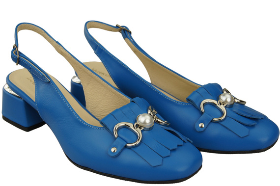 Women's Shoes Sandals Decorated with Fringes Natural Leather 208 ElitaBut