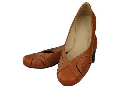 Women's shoes Pumps natural leather 786 ElitaBut