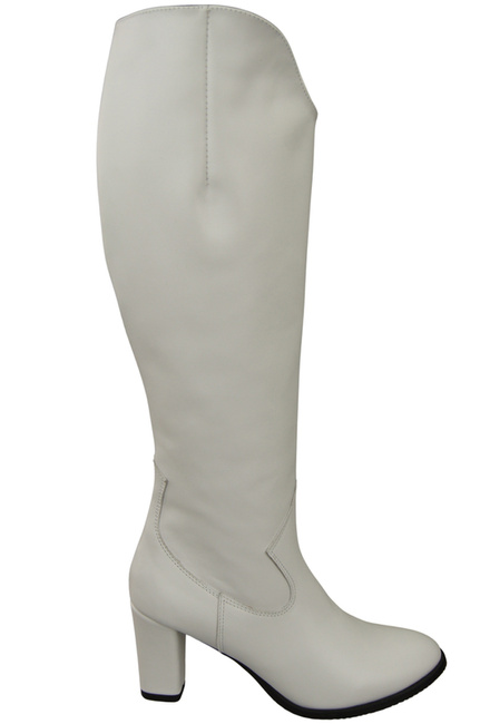 Stylish Footwear Women's Boots On A Heel Natural Leather 211 ElitaBut