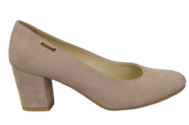 Women's Shoes Pumps Natural Leather Suede 125 ElitaBut