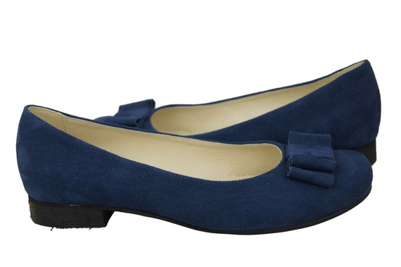 Women's Shoes Ballerinas natural leather Suede 126 ElitaBut