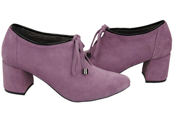 Women's shoes Low shoes Natural leather velor 183 ElitaBut