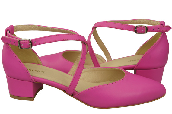 Women’s Leather Sandals with Straps Low Heel 223 ElitaBut