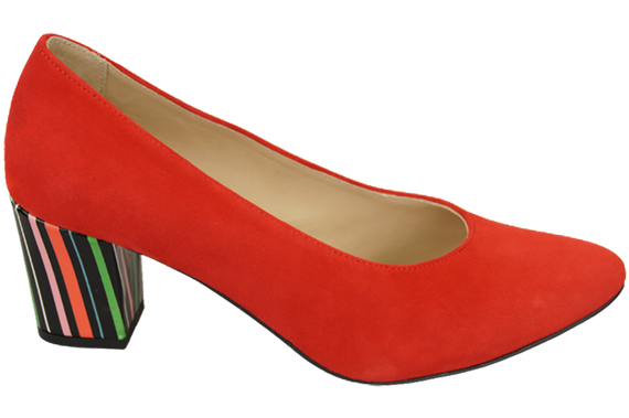 Women's footwear Women's pumps Suede leather 158 Z ElitaBut