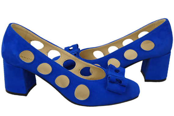 Women's shoes Pumps Natural leather suede 182 ElitaBut