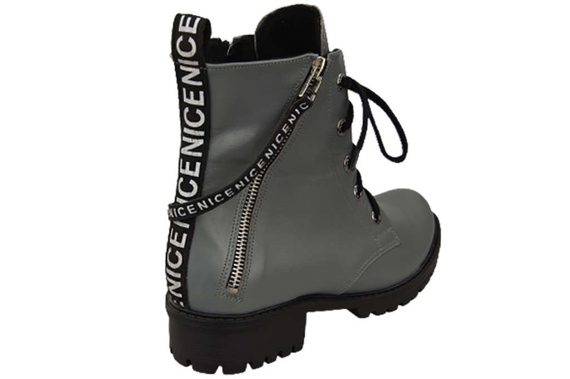 Footwear Boots Women's boots with the inscription NICE Natural Leather 173 L ElitaBut