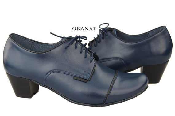 Shoes Brogues Women's lace-up natural leather 956 ElitaBut