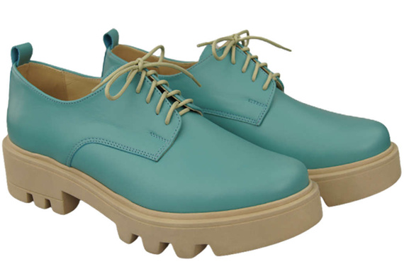 Women's shoes Lace-up leather Natural 180 ElitaBut