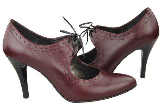 Women's shoes Natural leather black 553 ElitaBut