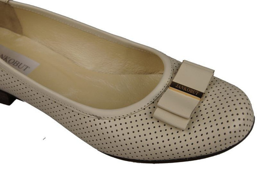 Women's Ballerinas Shoes Natural Leather 859 ElitaBut