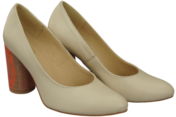 Women's shoes Pumps Natural leather 194 ElitaBut