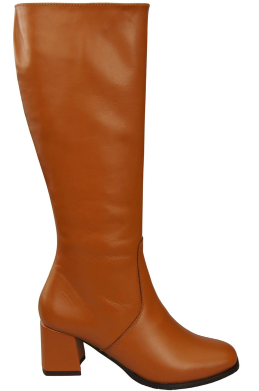 Comfortable Footwear Women's Boots Low Heel Natural Leather 212 ElitaBut