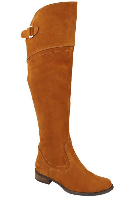 Shoes Boots Women Boots Over-the-knee boots Over-the-knee natural leather Velor 154 ElitaBut