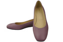 Comfortable Women's Shoes Flat Pumps, Natural Leather 204 ElitaBut