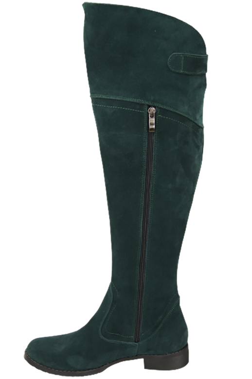 Shoes Boots Women Boots Over-the-knee boots Over-the-knee natural leather Velor 154 ElitaBut