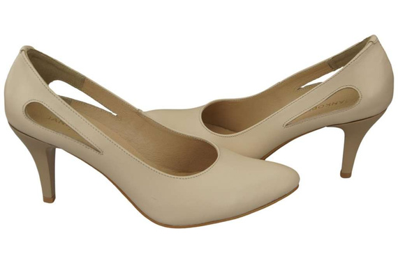 Women's shoes Pumps Natural leather 166 ElitaBut