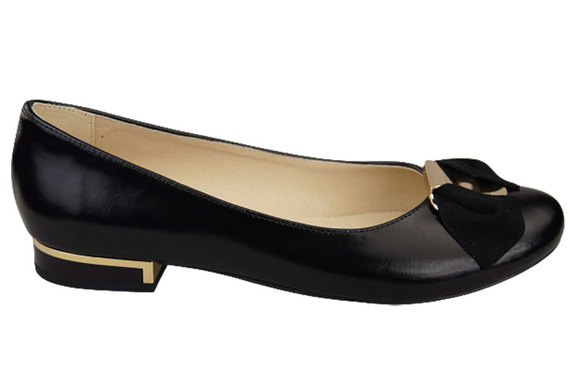 Women's Ballerinas Shoes Natural Leather 894 ElitaBut