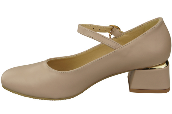 Women's shoes Pumps with a strap, natural leather 202 ElitaBut