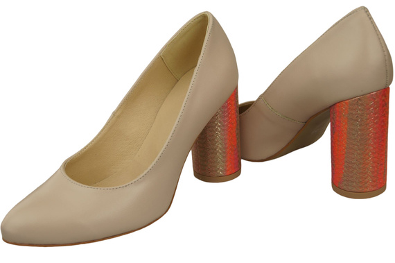 Women's shoes Pumps Natural leather 194 ElitaBut