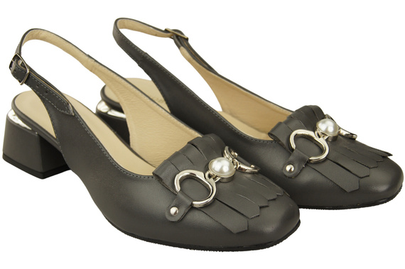 Women's Shoes Sandals Decorated with Fringes Natural Leather 208 ElitaBut