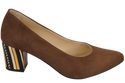 Women's footwear Women's pumps Suede leather 158 Z ElitaBut