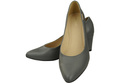 Classic Smooth Pumps Shoes Women's Black Natural Leather 213 ElitaBut
